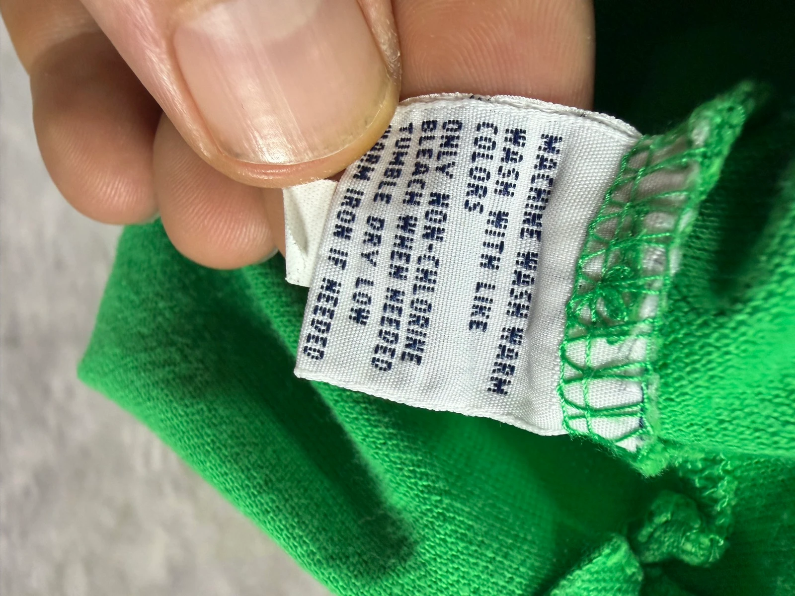 Polo Ralph Lauren Green Polo Shirt Orange Pony SVintage Cotton Classic Preppy – photo 9
